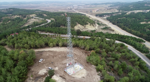 Adana’da 25. insansız yangın gözetleme kulesi hizmete girdi
