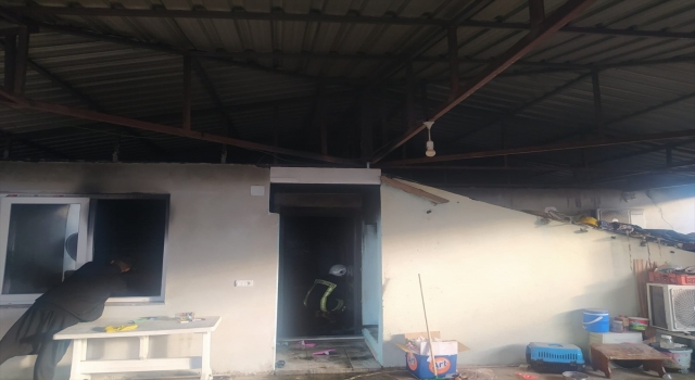 Kozan’da evde çıkan yangın söndürüldü