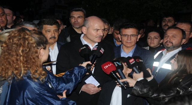 İçişleri Bakanı Soylu, Kumluca’da incelemelerde bulundu: (2)