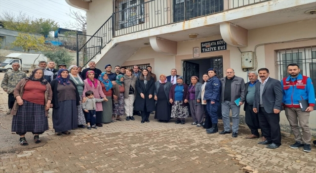 Araban Kaymakamı Kızılkaya kırsalda yaşayan kadınlara KADES’i anlattı