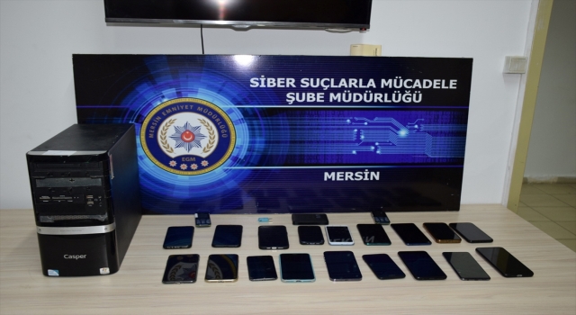 Mersin merkezli nitelikli dolandırıcılık operasyonunda 50 zanlı yakalandı