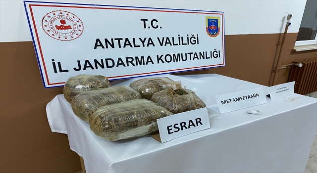 Antalya’da uyuşturucu operasyonunda 1 şüpheli yakalandı