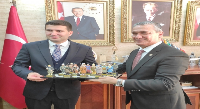 Ülkü Ocakları Genel Başkanı Yıldırım’dan Belen Belediye Başkanı Gül’e ziyaret