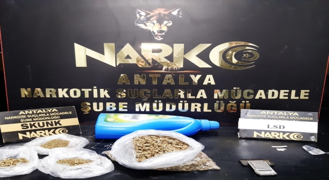 Antalya’da uyuşturucu operasyonunda 9 şüpheli gözaltına alındı