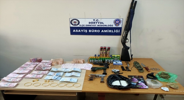 Hatay’da uyuşturucu operasyonunda 8 şüpheli yakalandı