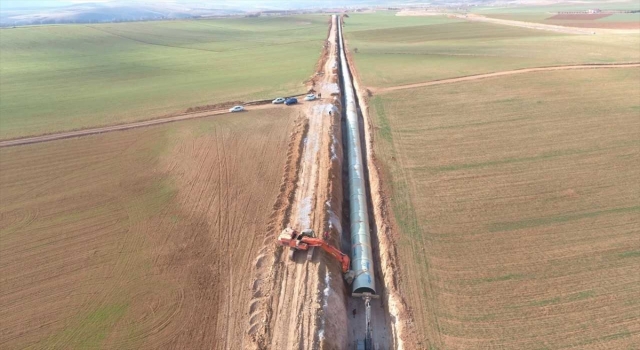 Kahramanmaraş’taki Adatepe Barajı 1. Kısım Projesi çalışmaları devam ediyor