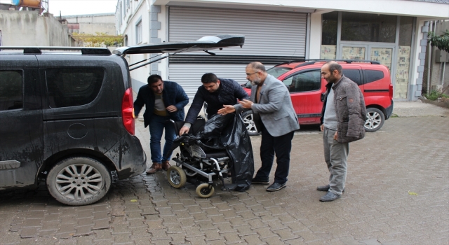 Kahramanmaraş’ta toplanan mavi kapaklar, akülü tekerlekli sandalyeye dönüştü