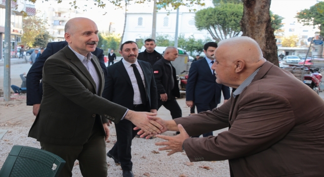 Ulaştırma ve Altyapı Bakanı Karaismailoğlu, selin yaşandığı Kumluca’daki çalışmaları inceledi: