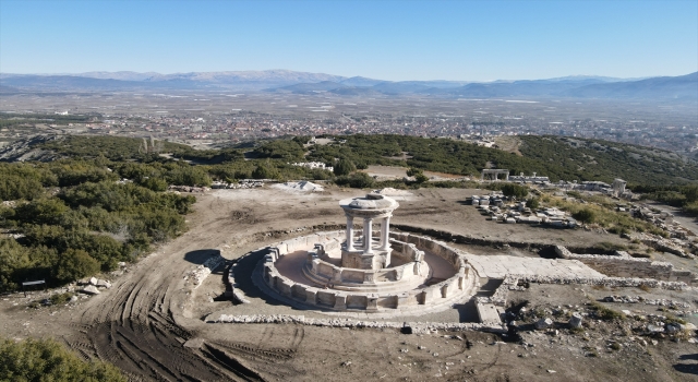 Kibyra’da ayağa kaldırılan anıtsal çeşmeden 1300 yıl sonra su akacak