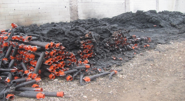 Araban’da depoda çıkan yangın söndürüldü