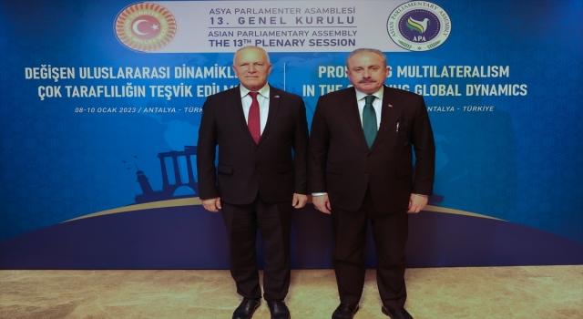 TBMM Başkanı Şentop, KKTC Cumhuriyet Meclisi Başkanı Töre ile görüştü: