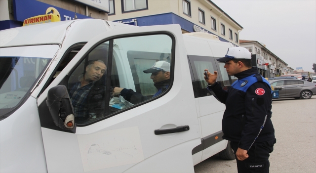 Hatay’da toplu taşıma araçları denetlendi