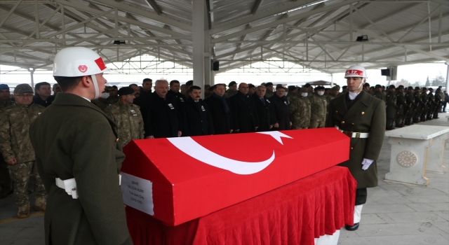 Şehit Uzman Çavuş Selçuk Kurt’un cenazesi memleketi Mersin’e gönderildi