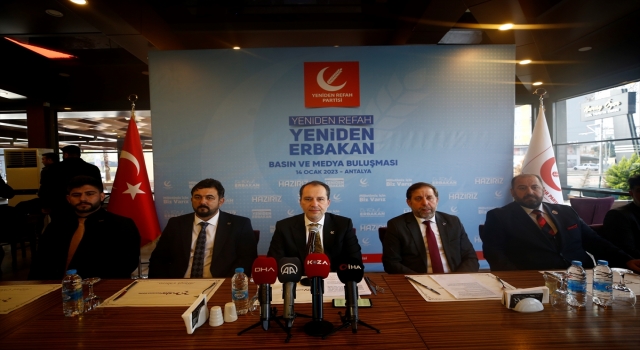 Yeniden Refah Partisi Genel Başkanı Erbakan Antalya’da konuştu: