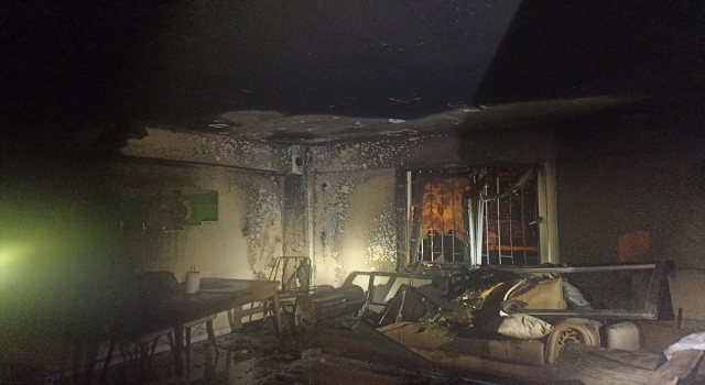 Hatay’da evde çıkan yangın hasara yol açtı