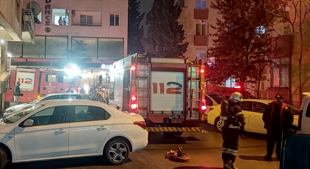 Kahramanmaraş’ta kafede çıkan yangın söndürüldü