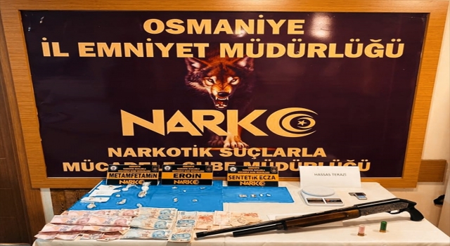 Osmaniye’de uyuşturucu operasyonunda 8 zanlı yakalandı