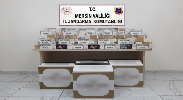 Mersin’de 40 bin makaron ele geçirildi