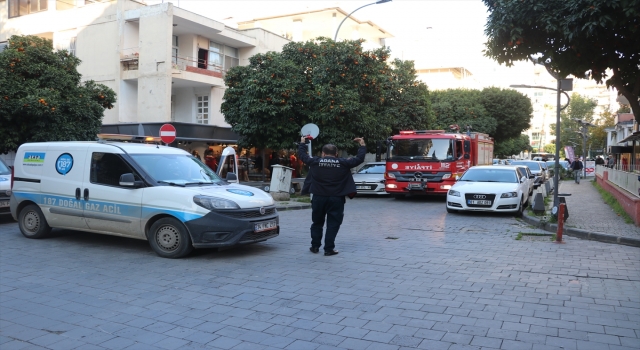 Adana’da metruk binadaki doğal gaz sızıntısı önlendi