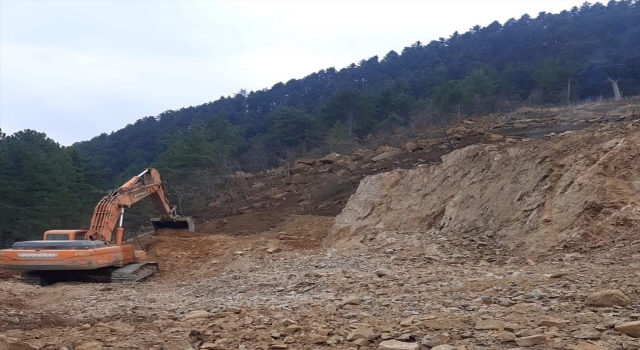 Gedikli Göleti’nde çalışmalar sürüyor