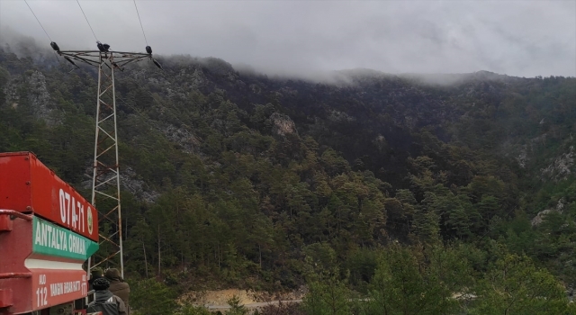 Alanya’daki orman yangını kontrol altına alındı