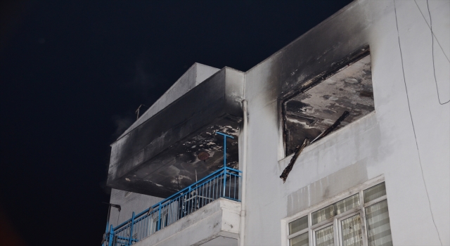 Antalya’da evde çıkan yangın söndürüldü