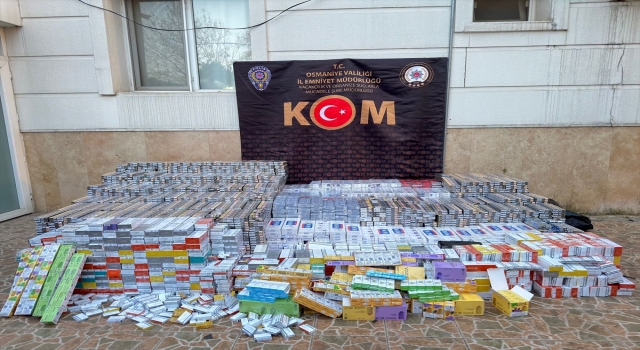 Osmaniye’de kömür yüklü tırda kaçak sigara ele geçirildi