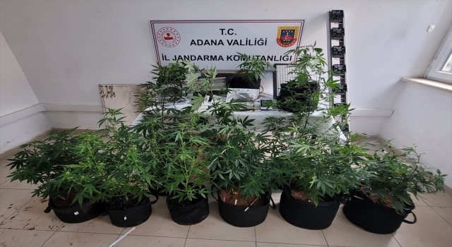 Adana’da iklimlendirme sistemiyle uyuşturucu yetiştiren 3 kişi yakalandı