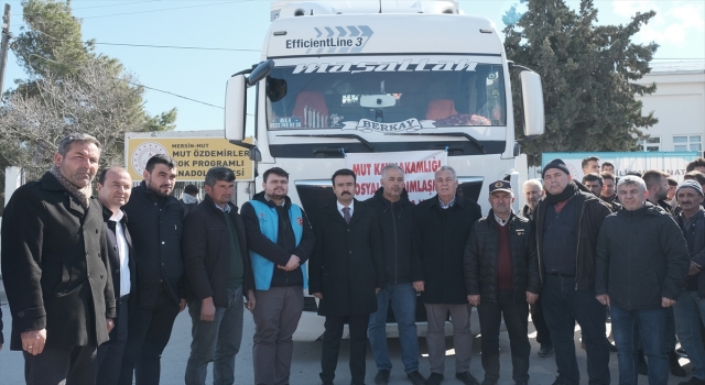 Mersin ve Adana’da toplanan yardımlar depremzedelere gönderildi