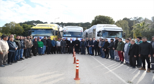 Antalya’dan deprem bölgesine yardım ve destekler sürüyor