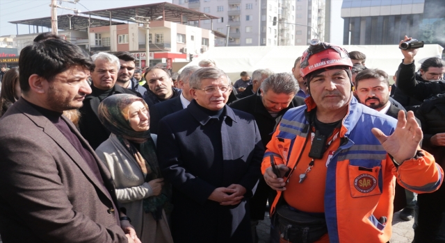 Gelecek Partisi Genel Başkanı Davutoğlu, Osmaniye’de incelemelerde bulundu 