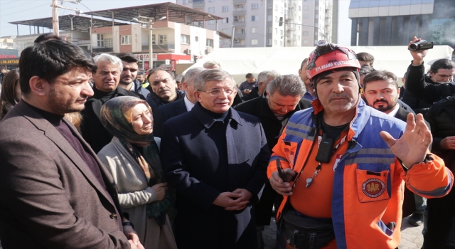 Gelecek Partisi Genel Başkanı Davutoğlu, Osmaniye’de incelemelerde bulundu