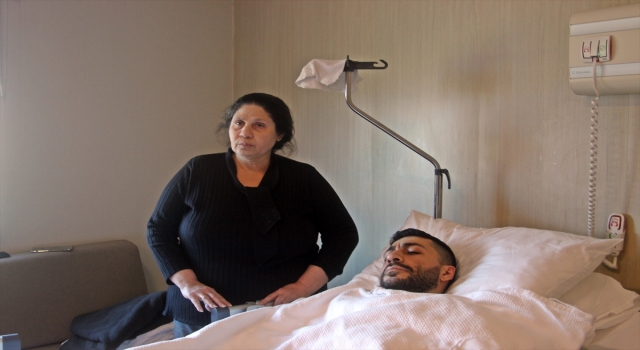 Mersin’de tedavi gören depremzede yaşadıklarını anlattı