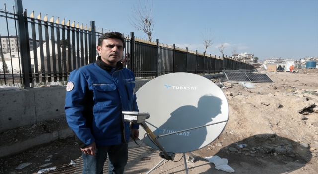 Türksat internet hizmeti için deprem bölgesine 800’den fazla uydu terminali ulaştırdı