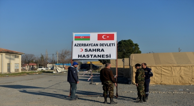 Azerbaycan, Kahramanmaraş’ta depremzedeler için sahra hastanesi kurdu