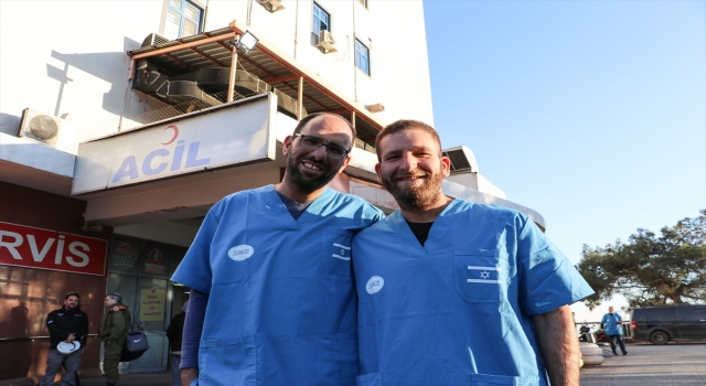 İsrailli sağlık ekibi Kahramanmaraş’ta yaralıları tedavi ediyor