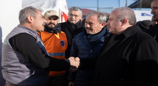 TBMM Başkanı Şentop, Kahramanmaraş’ta incelemelerde bulundu