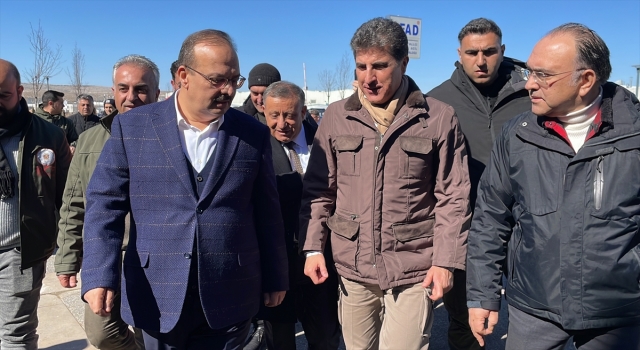 IKBY Başkanı Barzani, depremden etkilenen Gaziantep’i ziyaret etti: 