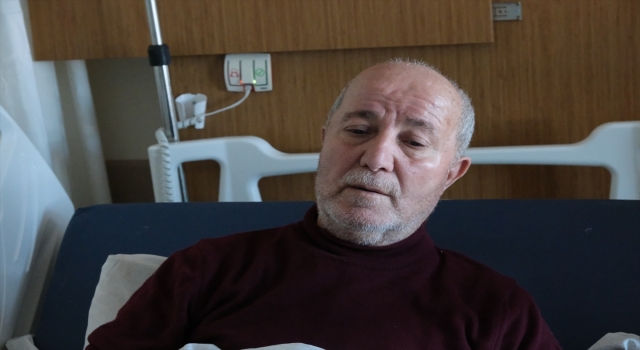 Hatay’da enkazdan yaralı çıkan yaşlı adam ve gelini Kırklareli’nde tedavi ediliyor