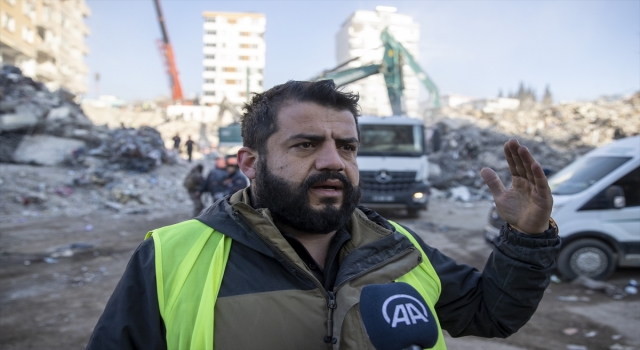 Depremin 258’inci saatinde kurtarılan kadını enkazda fark eden operatör, o anları anlattı