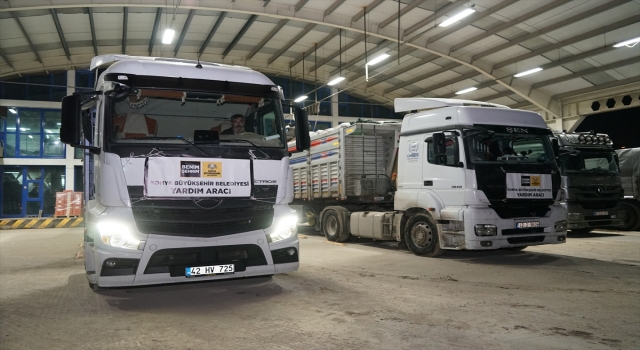 Konya’dan Hatay’a 10 tır besi ve süt yemi gönderilecek