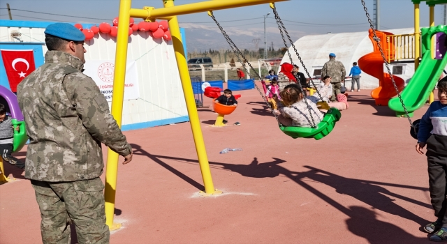 Kahramanmaraş’ta komandoların kurduğu çadır kent, 3200 depremzedeyi ağırlıyor
