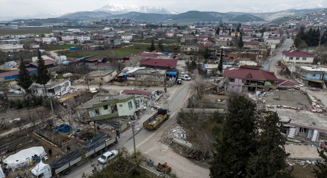 Kahramanmaraş’taki 55 haneli köyde, sadece 3 ev ayakta kalabildi