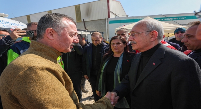 CHP Genel Başkanı Kılıçdaroğlu, Hatay’da çadır kent ziyaretinde konuştu: