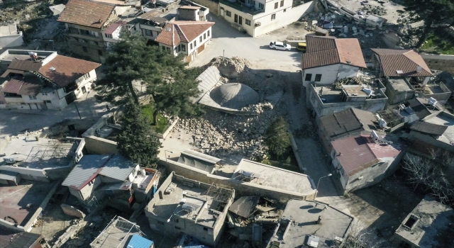 Kahramanmaraş’ta işgalcilerin yıkamadığı camiyi, deprem yıktı