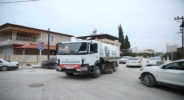 Osmangazi Belediyesi ekipleri Hatay’ın kırsal mahallelerine temiz su ulaştırıyor