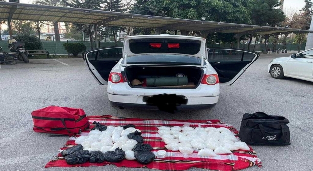 Mersin’de 43 kilo 884 gram sentetik uyuşturucu ele geçirildi