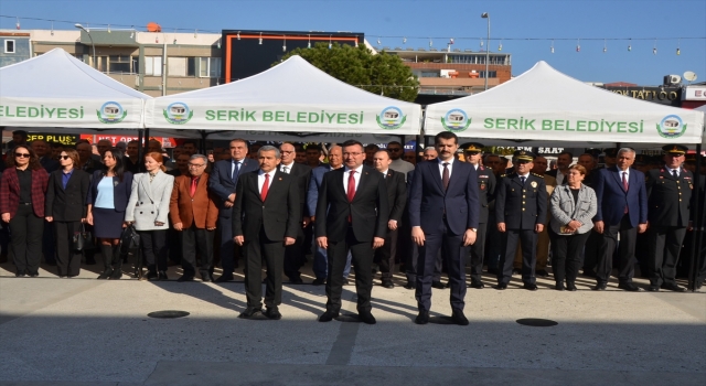 Atatürk’ün Serik’e gelişinin 93. yıl dönümü kutlandı