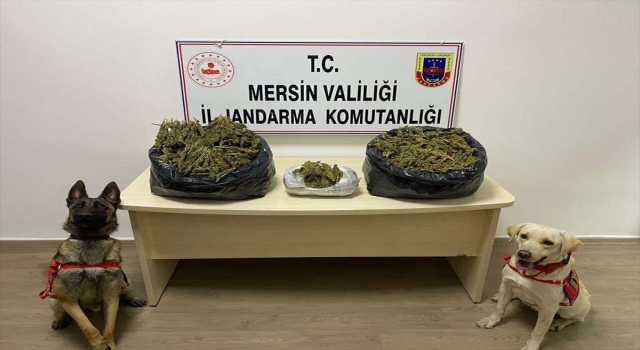 Mersin’de 21 kilo 610 gram esrar ele geçirildi