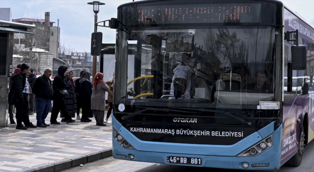 Kahramanmaraş’ta toplu taşıma seferleri normale döndü